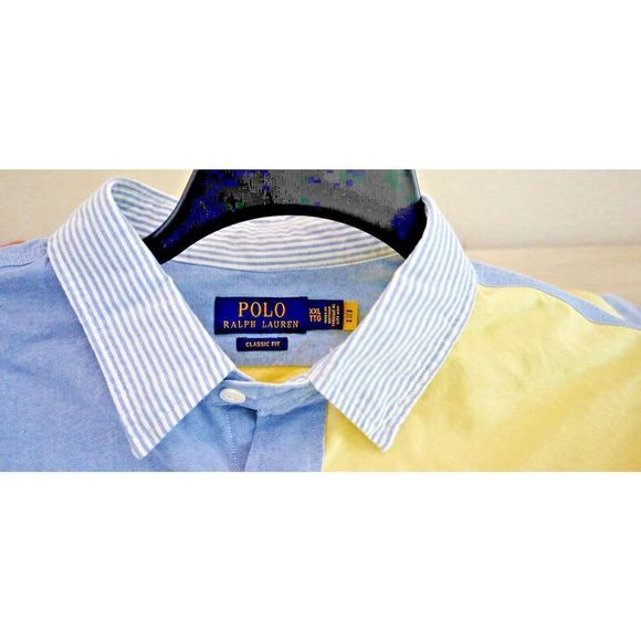 Polo Ralph Lauren Men's Sz 2XL Multi Classic Oxford Fun L/S Button Up Shirt $125 - Picture 4 of 11